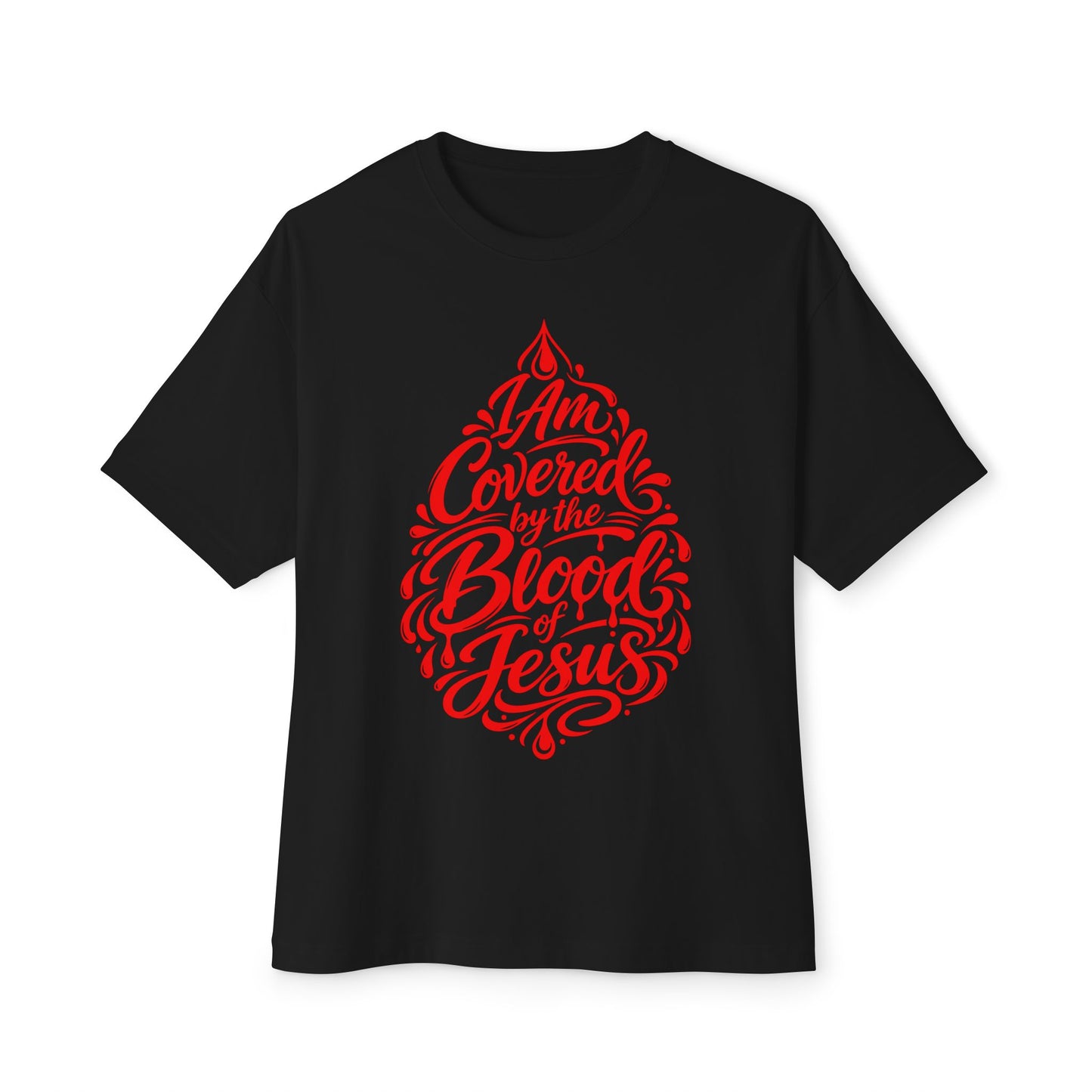 "I Am Covered by the Blood of Jesus" Christian Faith Graphic Tee