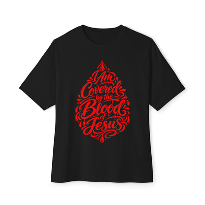 "I Am Covered by the Blood of Jesus" Christian Faith Graphic Tee